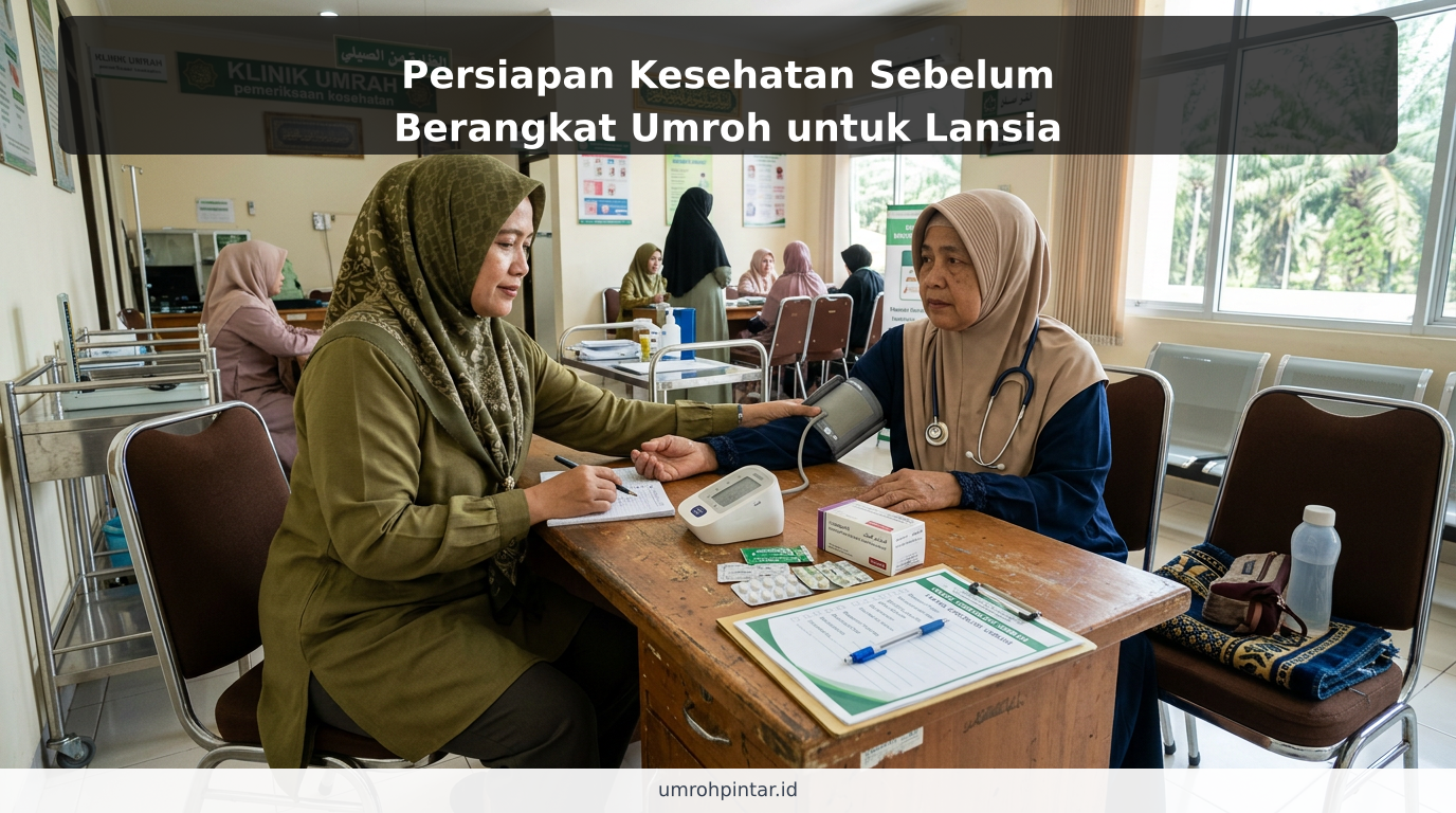 Persiapan Kesehatan Sebelum Berangkat Umroh untuk Lansia - ilustrasi