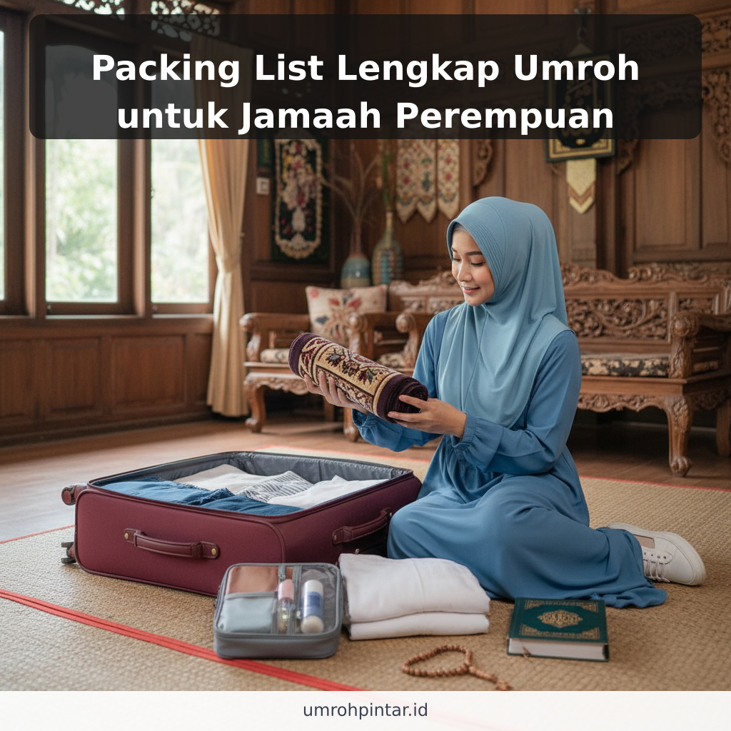 Packing List Lengkap Umroh untuk Jamaah Perempuan