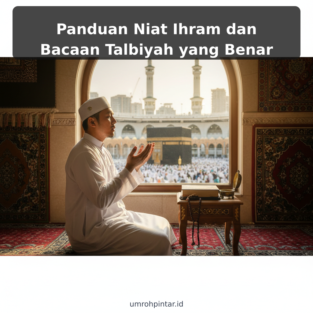 Panduan Niat Ihram dan Bacaan Talbiyah yang Benar - ilustrasi