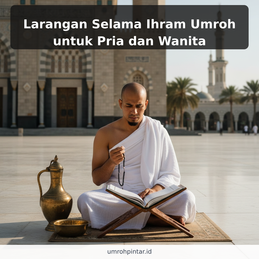 Larangan Selama Ihram Umroh untuk Pria dan Wanita - ilustrasi