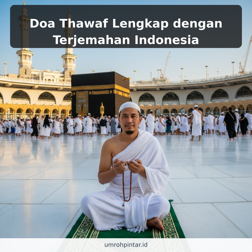 Doa Thawaf Lengkap dengan Terjemahan Indonesia - ilustrasi