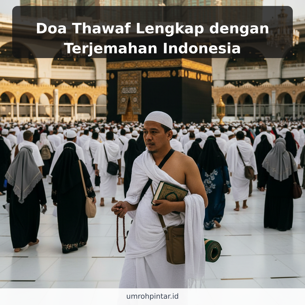 Doa Thawaf Lengkap dengan Terjemahan Indonesia - ilustrasi