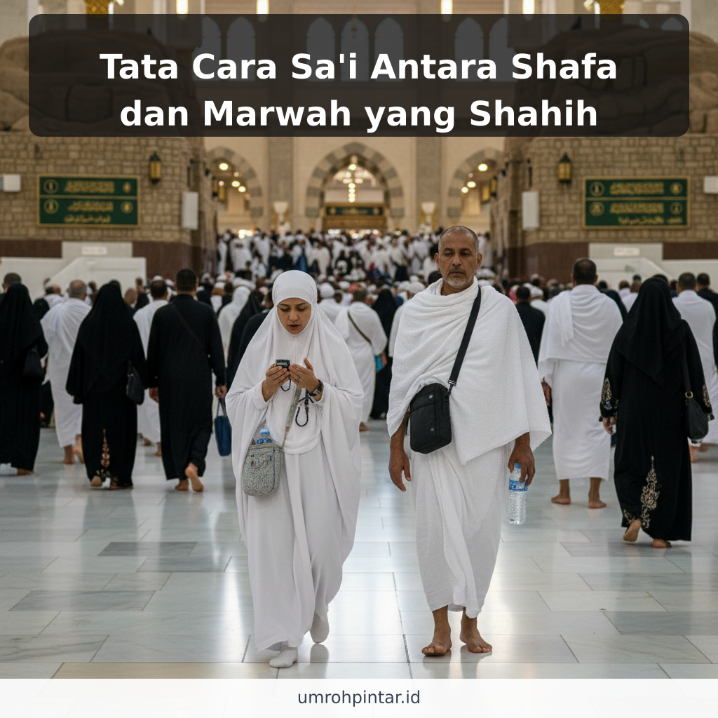 Tata Cara Sa'i Antara Shafa dan Marwah yang Shahih - ilustrasi