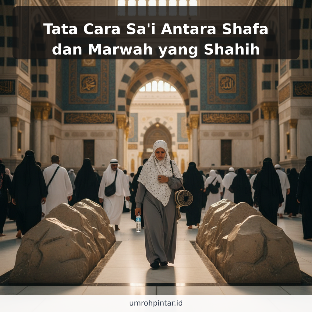 Tata Cara Sa'i Antara Shafa dan Marwah yang Shahih - ilustrasi