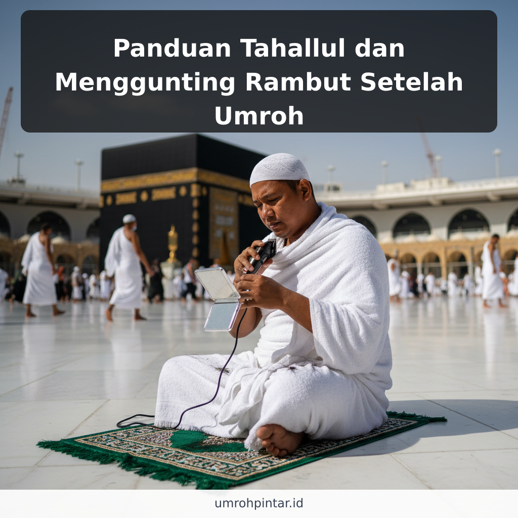 Panduan Tahallul dan Menggunting Rambut Setelah Umroh