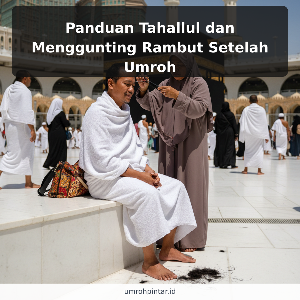 Panduan Tahallul dan Menggunting Rambut Setelah Umroh