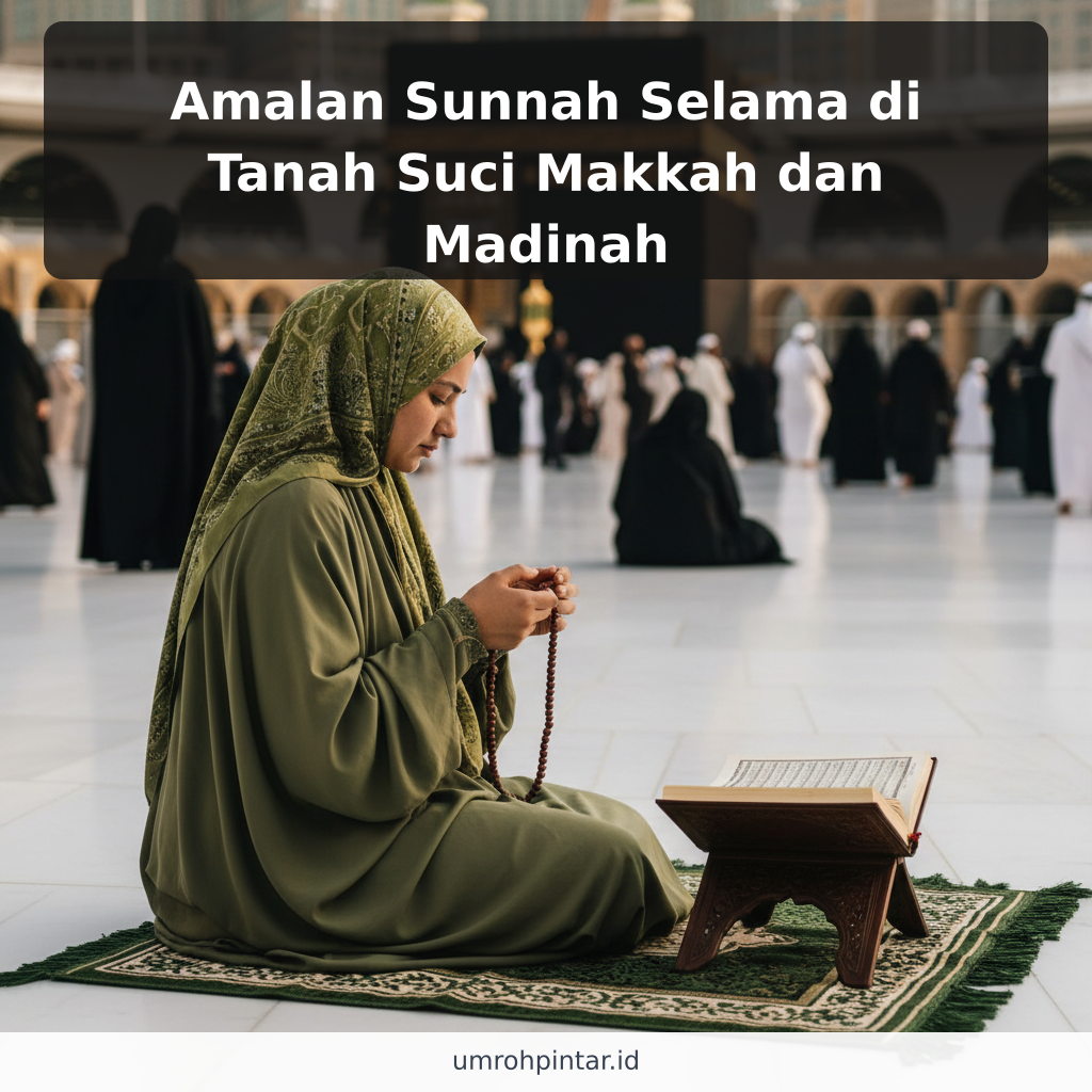Amalan Sunnah Selama di Tanah Suci Makkah dan Madinah - ilustrasi