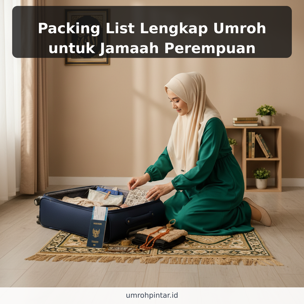 Packing List Lengkap Umroh untuk Jamaah Perempuan