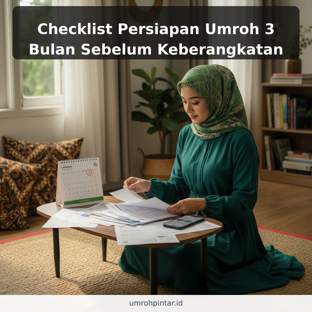 Checklist Persiapan Umroh 3 Bulan Sebelum Keberangkatan
