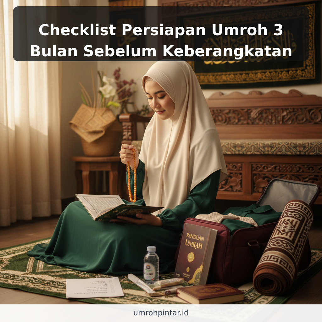 Checklist Persiapan Umroh 3 Bulan Sebelum Keberangkatan - ilustrasi