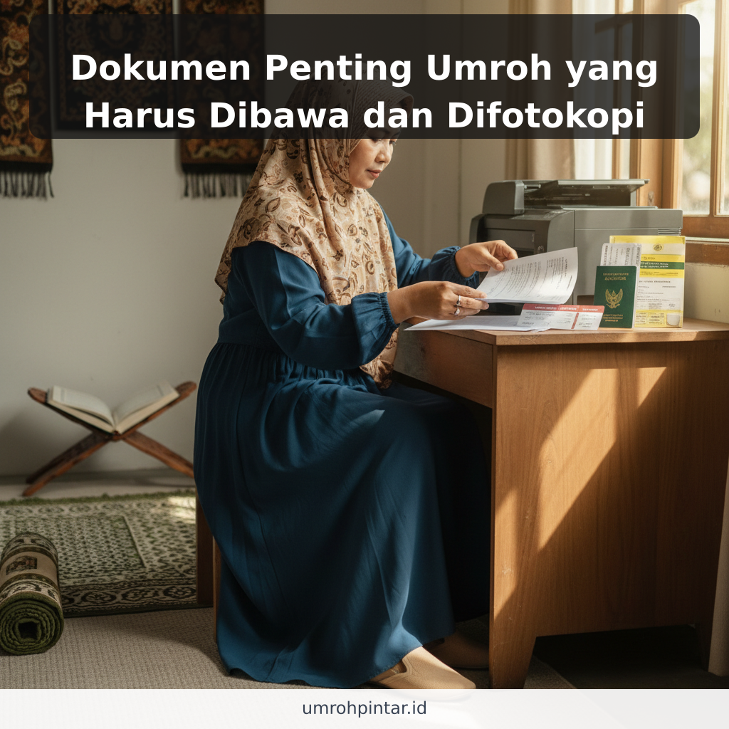 Dokumen Penting Umroh yang Harus Dibawa dan Difotokopi - ilustrasi