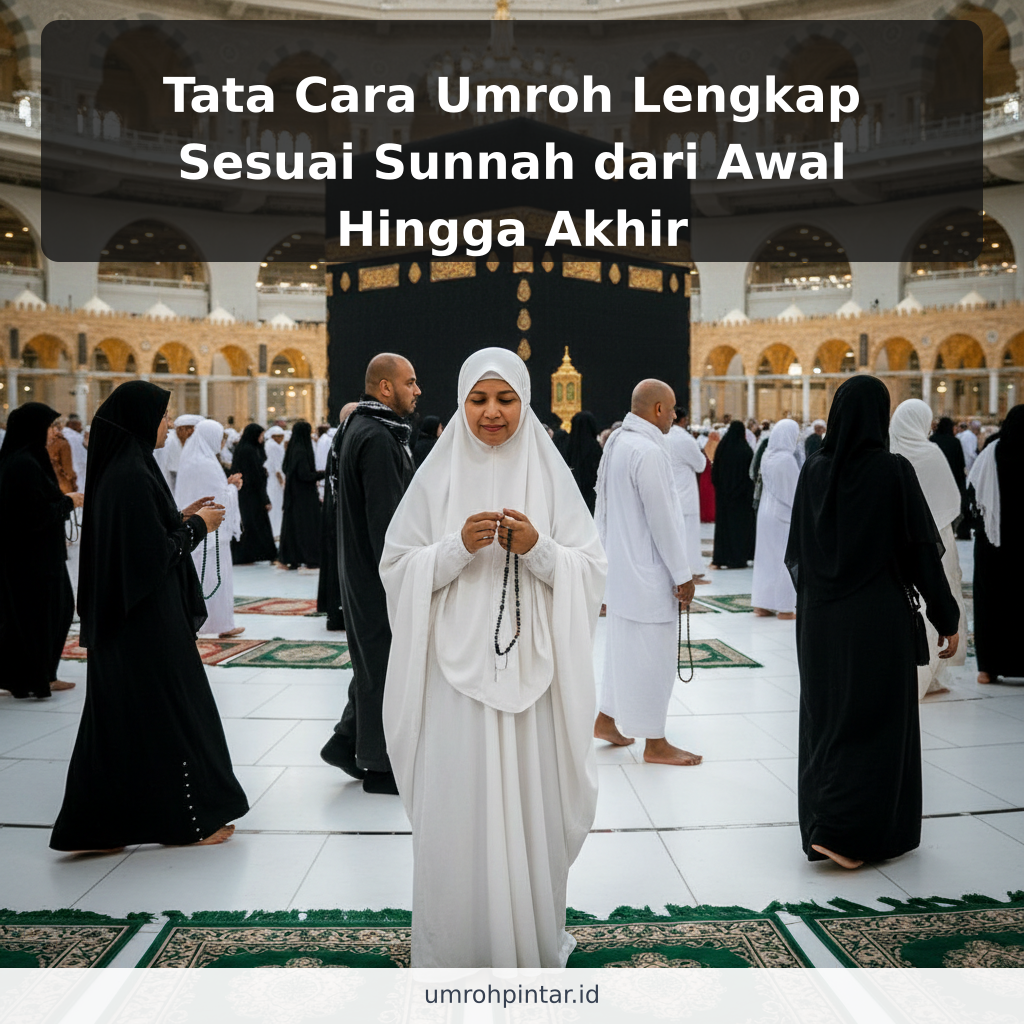 Tata Cara Umroh Lengkap Sesuai Sunnah dari Awal Hingga Akhir