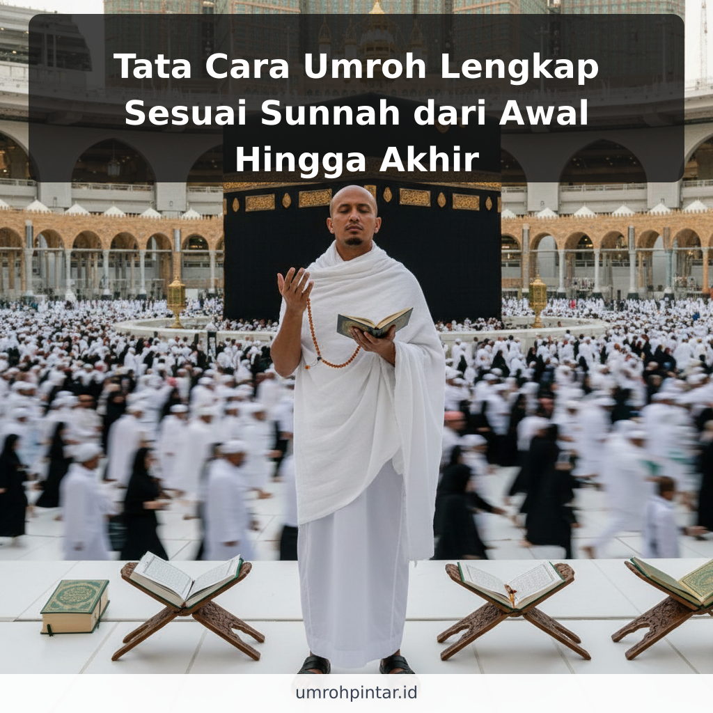 Tata Cara Umroh Lengkap Sesuai Sunnah dari Awal Hingga Akhir - ilustrasi