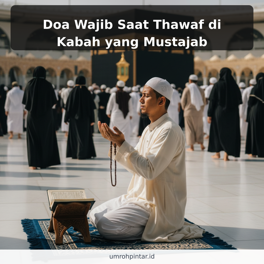Doa Wajib Saat Thawaf di Kabah yang Mustajab - ilustrasi