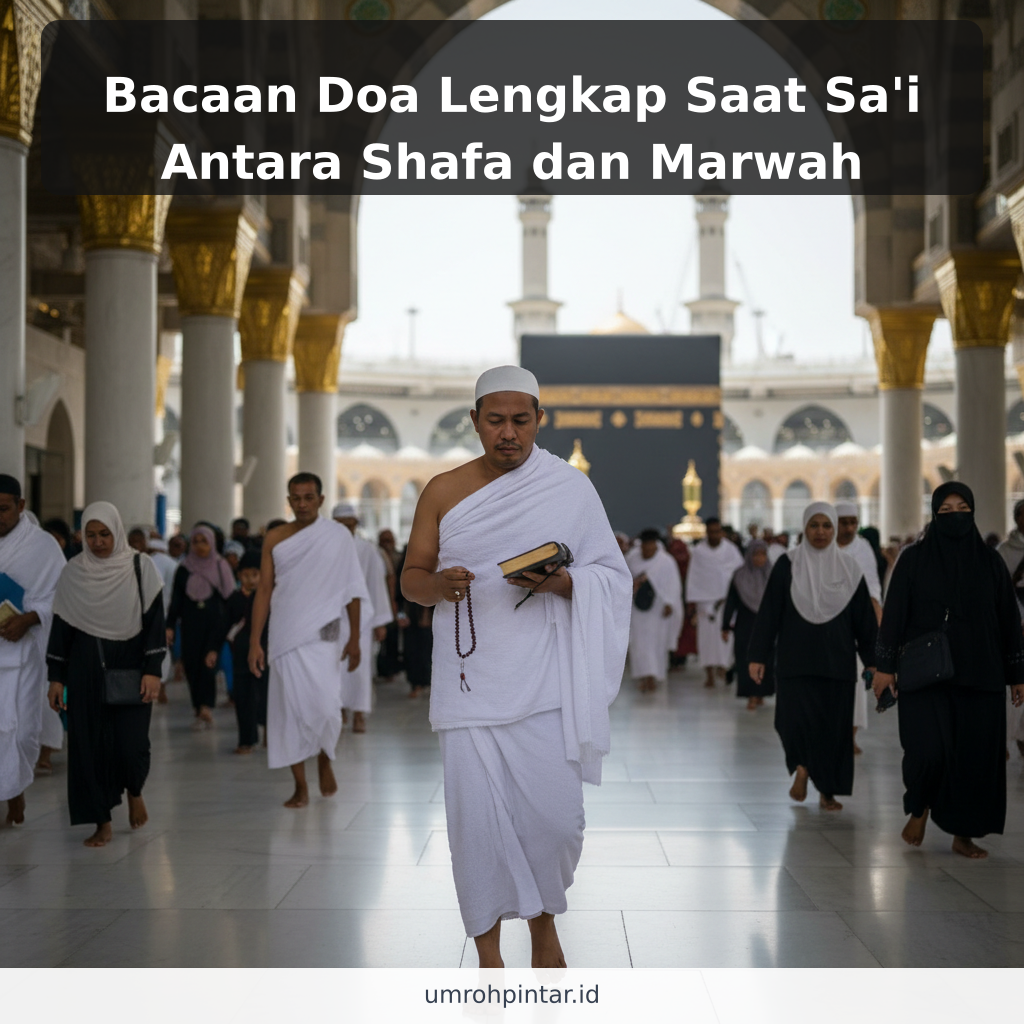 Bacaan Doa Lengkap Saat Sa'i Antara Shafa dan Marwah