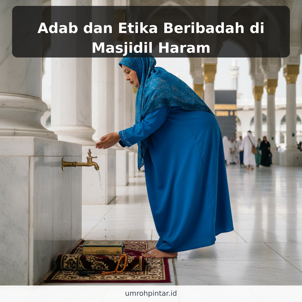 Adab dan Etika Beribadah di Masjidil Haram - ilustrasi