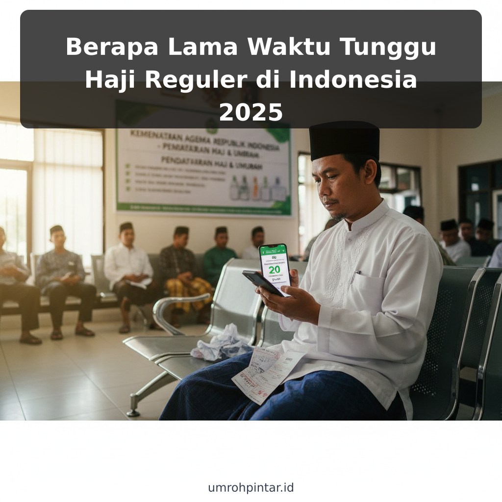 Berapa Lama Waktu Tunggu Haji Reguler di Indonesia 2025 - ilustrasi