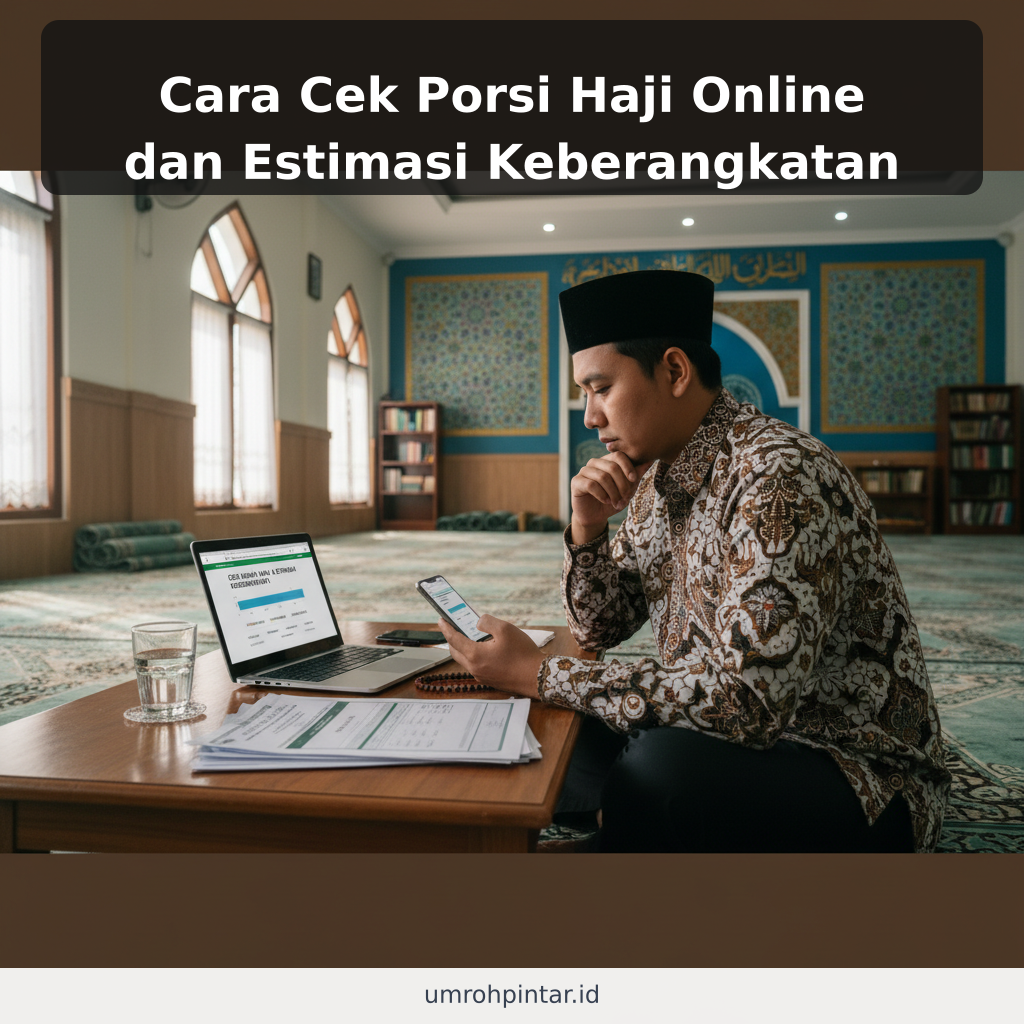 Cara Cek Porsi Haji Online dan Estimasi Keberangkatan
