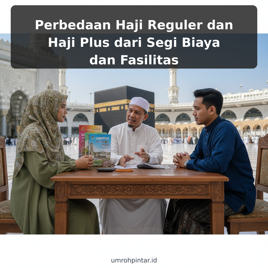 Perbedaan Haji Reguler dan Haji Plus dari Segi Biaya dan Fasilitas - ilustrasi