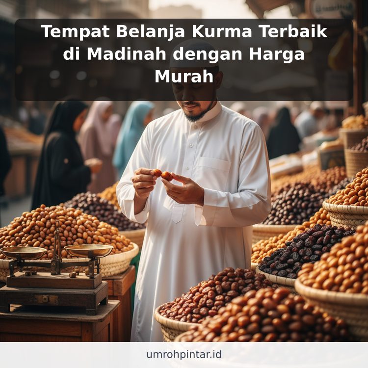 Tempat Belanja Kurma Terbaik di Madinah dengan Harga Murah ilustrasi