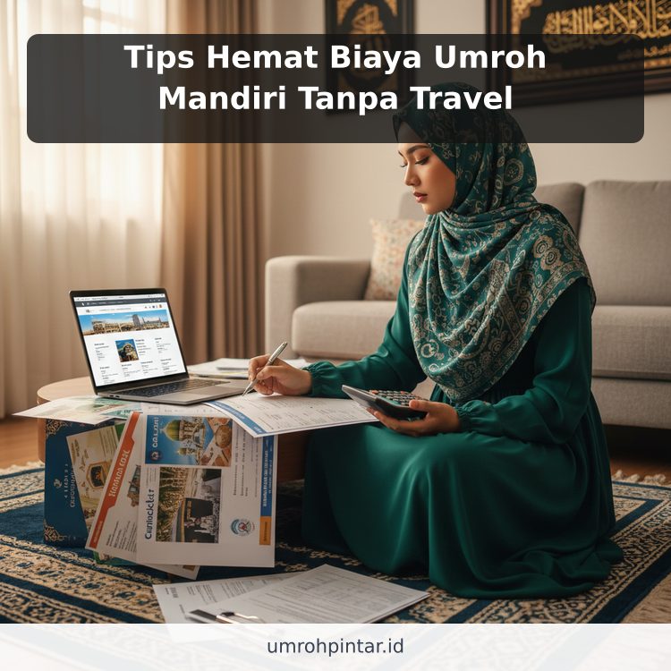 Tips Hemat Biaya Umroh Mandiri Tanpa Travel ilustrasi