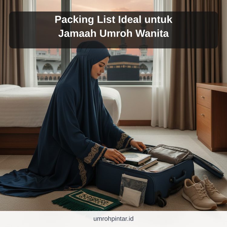 Packing List Ideal untuk Jamaah Umroh Wanita ilustrasi
