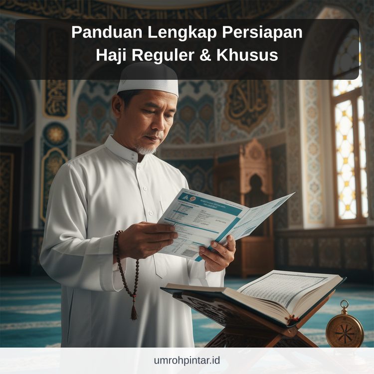 Panduan Lengkap Persiapan Haji Reguler & Khusus ilustrasi