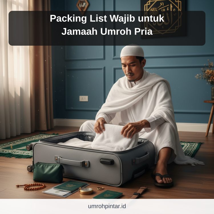 Packing List Wajib untuk Jamaah Umroh Pria
