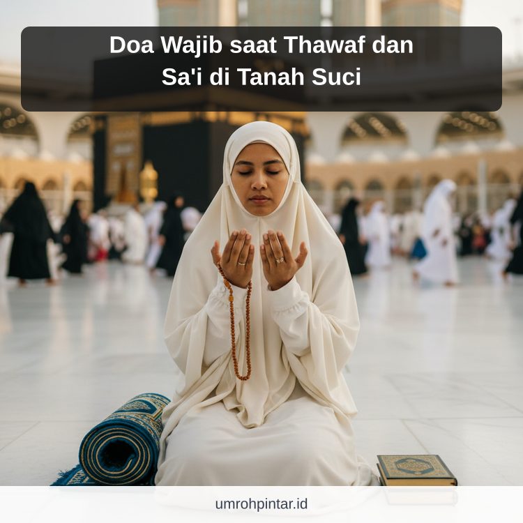 Doa Wajib saat Thawaf dan Sa'i di Tanah Suci ilustrasi