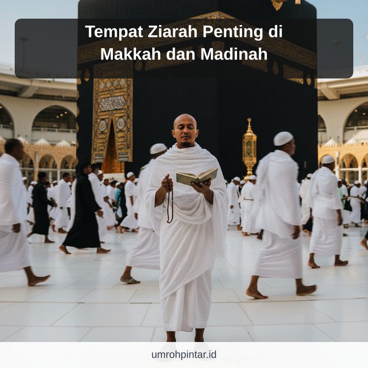 Ilustrasi Perbedaan haji ONH reguler vs plus vs furoda - Tempat Ziarah Penting di Makkah dan Madinah