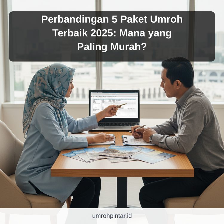 Ilustrasi Perbedaan haji ONH reguler vs plus vs furoda - Perbandingan 5 Paket Umroh Terbaik 2025: Mana yang Paling Mu...