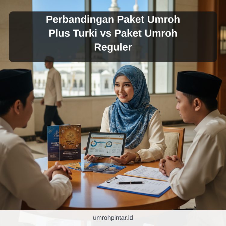 Ilustrasi Perbedaan haji ONH reguler vs plus vs furoda - Perbandingan Paket Umroh Plus Turki vs Paket Umroh Reguler