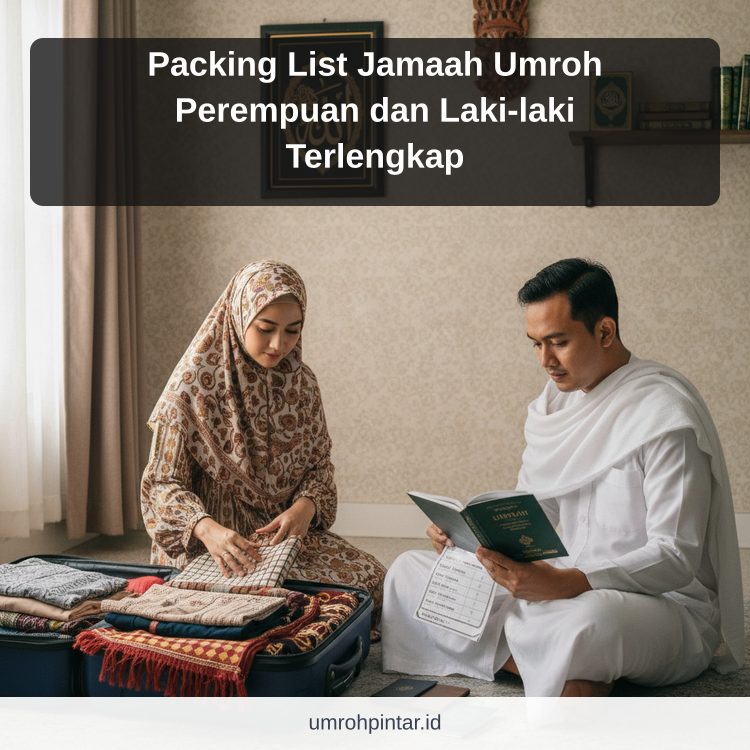 Ilustrasi Perbedaan haji ONH reguler vs plus vs furoda - Packing List Jamaah Umroh Perempuan dan Laki-laki Terlengkap