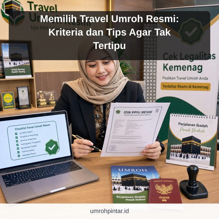 Ilustrasi Perbedaan haji ONH reguler vs plus vs furoda - Memilih Travel Umroh Resmi: Kriteria dan Tips Agar Tak Tertipu