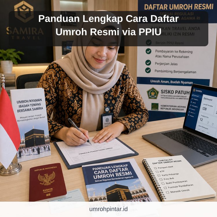 Ilustrasi Perbedaan haji ONH reguler vs plus vs furoda - Panduan Lengkap Cara Daftar Umroh Resmi via PPIU