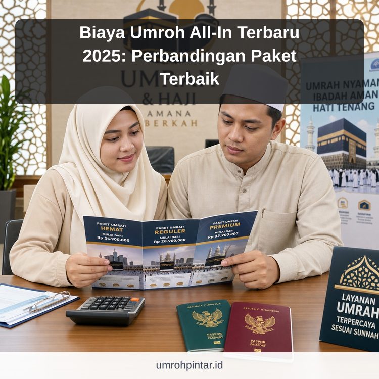 Perbedaan haji ONH reguler vs plus vs furoda - Biaya Umroh All-In Terbaru 2025: Perbandingan Paket Terbaik