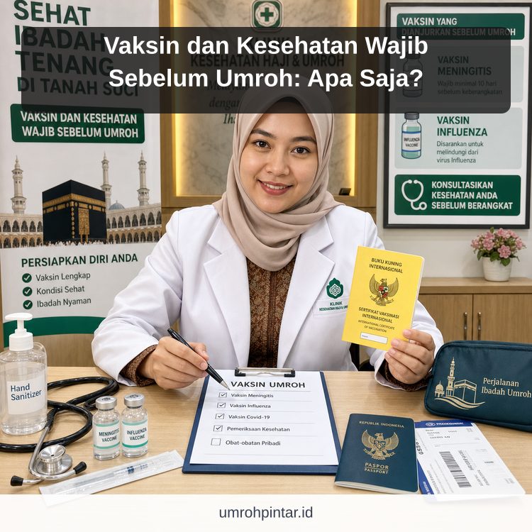 Perbedaan haji ONH reguler vs plus vs furoda - Vaksin dan Kesehatan Wajib Sebelum Umroh: Apa Saja?