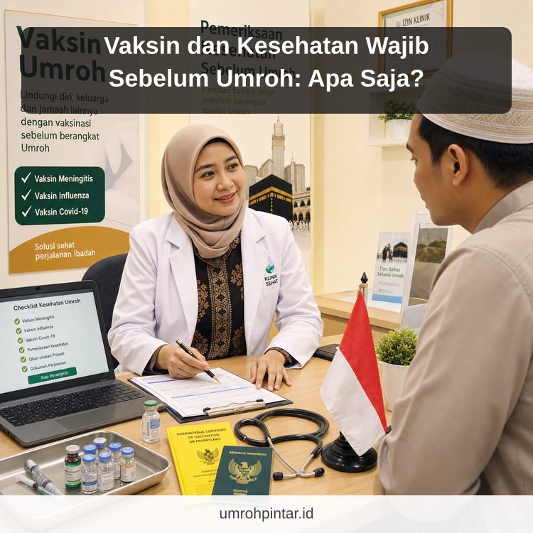 Ilustrasi Perbedaan haji ONH reguler vs plus vs furoda - Vaksin dan Kesehatan Wajib Sebelum Umroh: Apa Saja?