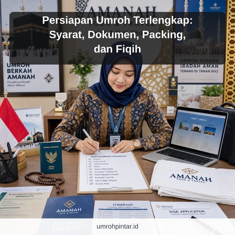 Ilustrasi Perbedaan haji ONH reguler vs plus vs furoda - Persiapan Umroh Terlengkap: Syarat, Dokumen, Packing, dan Fiqih