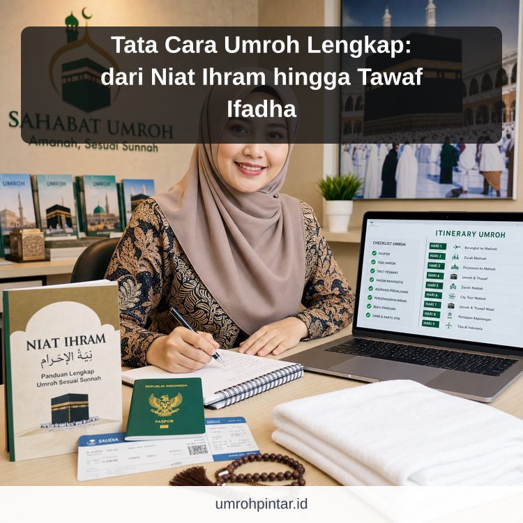 Ilustrasi Perbedaan haji ONH reguler vs plus vs furoda - Tata Cara Umroh Lengkap: dari Niat Ihram hingga Tawaf Ifadha