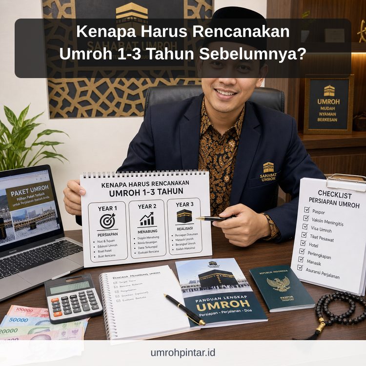 Perbedaan haji ONH reguler vs plus vs furoda - Kenapa Harus Rencanakan Umroh 1-3 Tahun Sebelumnya?
