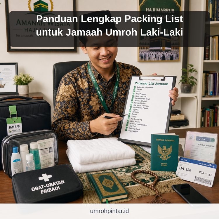 Ilustrasi Perbedaan haji ONH reguler vs plus vs furoda - Panduan Lengkap Packing List untuk Jamaah Umroh Laki-Laki