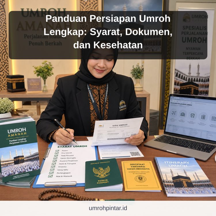Ilustrasi Perbedaan haji ONH reguler vs plus vs furoda - Panduan Persiapan Umroh Lengkap: Syarat, Dokumen, dan Kesehatan