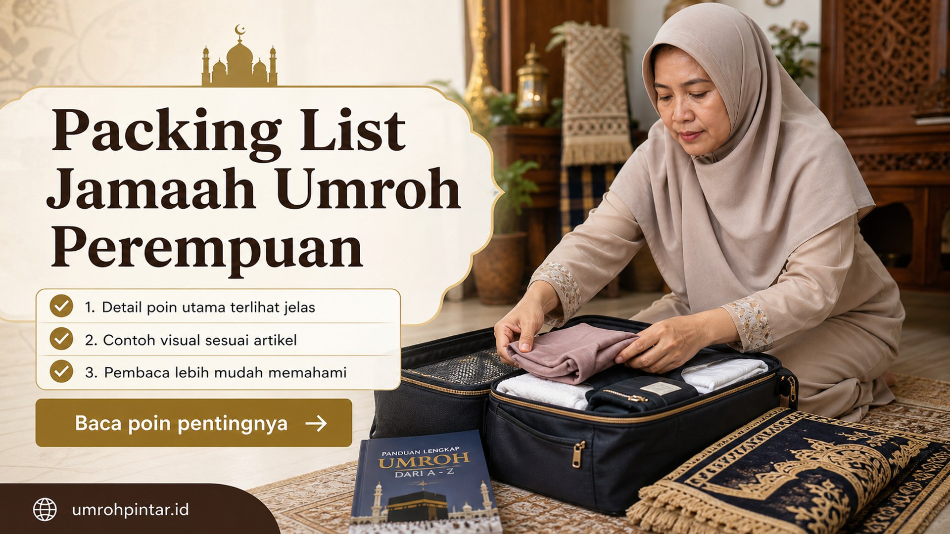 Ilustrasi Perbedaan haji ONH reguler vs plus vs furoda - Packing List Jamaah Umroh Perempuan