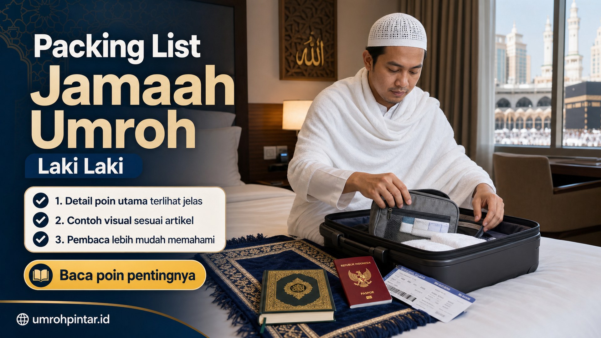 Ilustrasi Perbedaan haji ONH reguler vs plus vs furoda - Packing List Jamaah Umroh Laki Laki