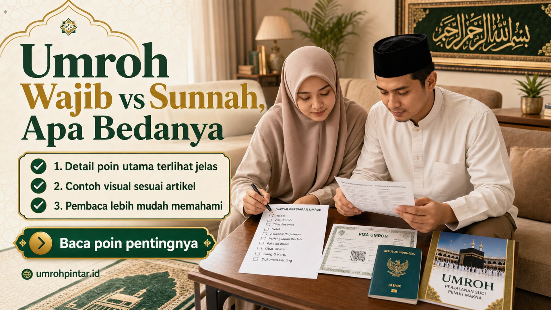Ilustrasi paket umroh resmi - Umroh Wajib vs Sunnah, Apa Bedanya