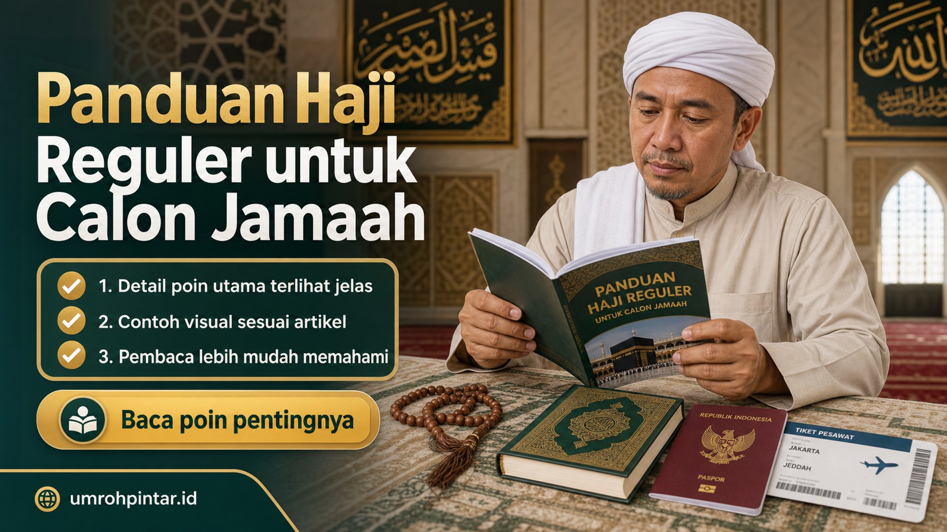 Ilustrasi paket umroh resmi - Panduan Haji Reguler untuk Calon Jamaah