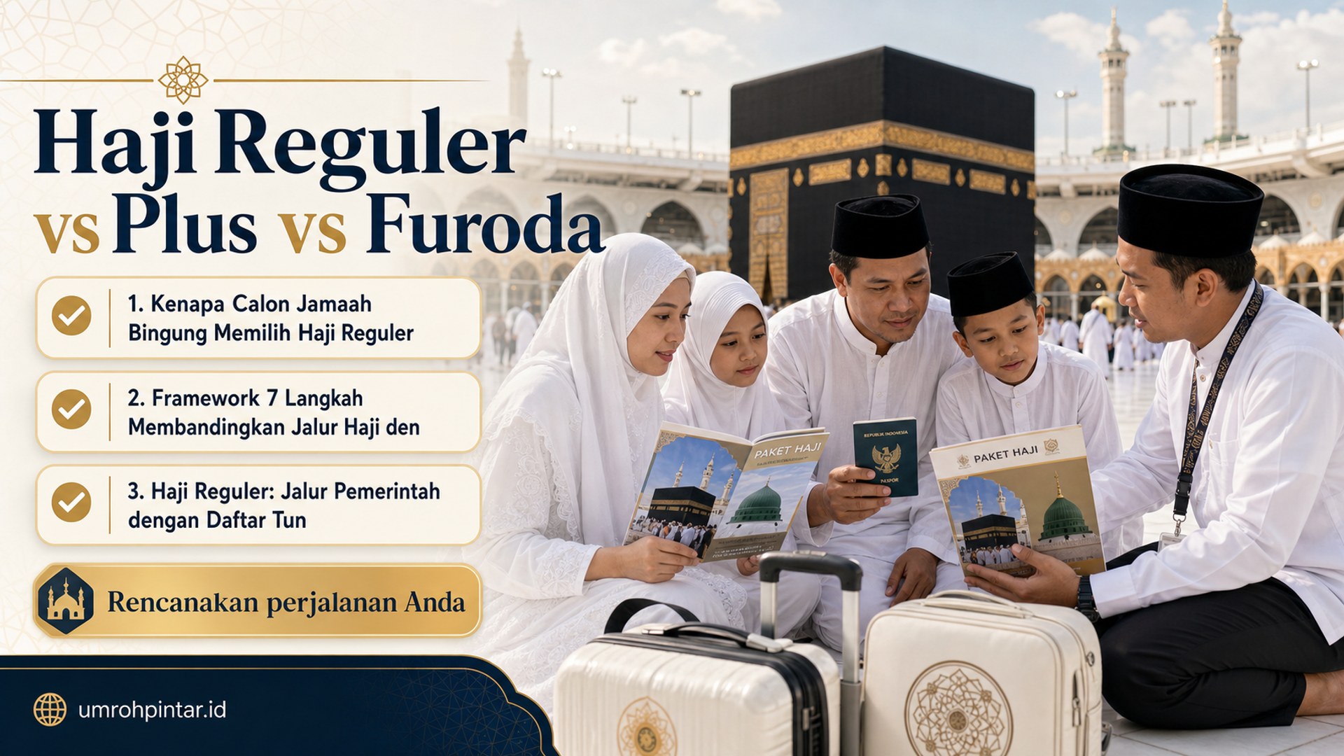 paket umroh resmi - Haji Reguler vs Plus vs Furoda