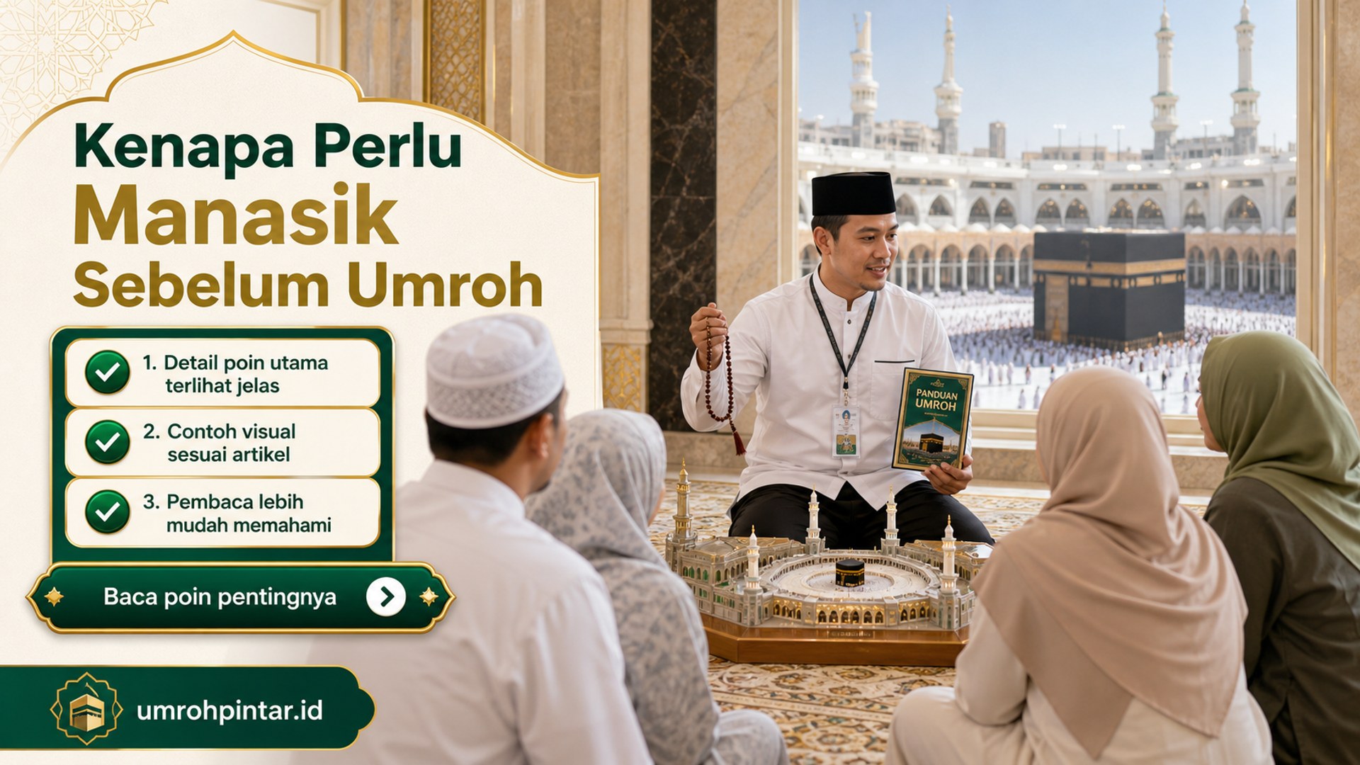 Ilustrasi paket umroh resmi - Kenapa Perlu Manasik Sebelum Umroh