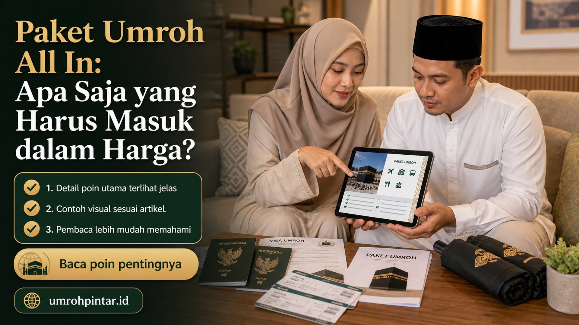 Ilustrasi paket umroh resmi - Paket Umroh All In: Apa Saja yang Harus Masuk dalam Harga?